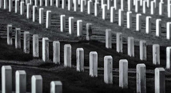 Headstones Arlington Cemetery — Stock Photo, Image