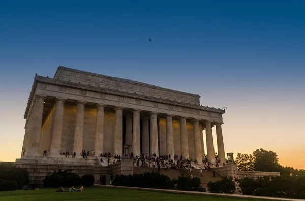 Monumento Lincoln Washington Amanecer —  Fotos de Stock