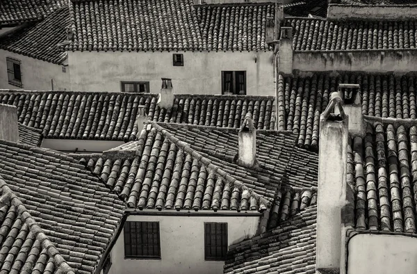 Dachy Miejscowości Chinchon Hiszpania — Zdjęcie stockowe