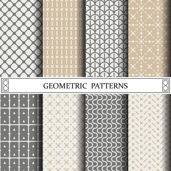 Motif Vectoriel Géométrique Remplissage Motifs Page Web Fond Surface Textures — Image vectorielle