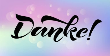 Vektör çizim. Teşekkür ederim hat. Teşekkür ederim el çekilmiş poster veya tebrik kartı, beyaz arka plan üzerinde izole. El yazısı yazıt. Dekoratif-süsleme elementler ile modern yazı.