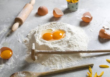 Hamur işleri Noel pişirme işlemi