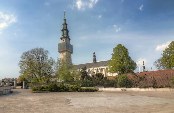 Klasztor Jasnej Górze Częstochowa Polska — Zdjęcie stockowe