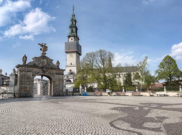 Klasztor Jasnej Górze Częstochowa Polska — Zdjęcie stockowe