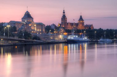 Panoramik Chrobry set of. Szczecin, Polonya.