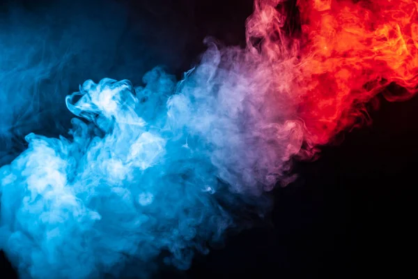 Column Colored Smoke Blue Red Color Wap Abstract Form Tending — Stock Photo, Image