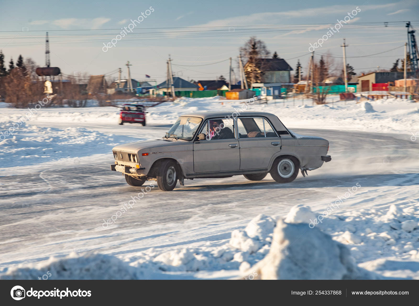 Lada Russian Car Drift