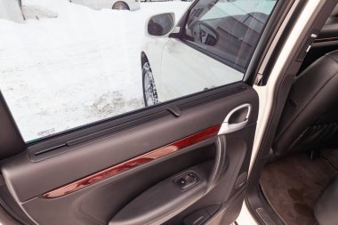 Porsche Cayenne 957 iç görünüm 2007 arka opene ile