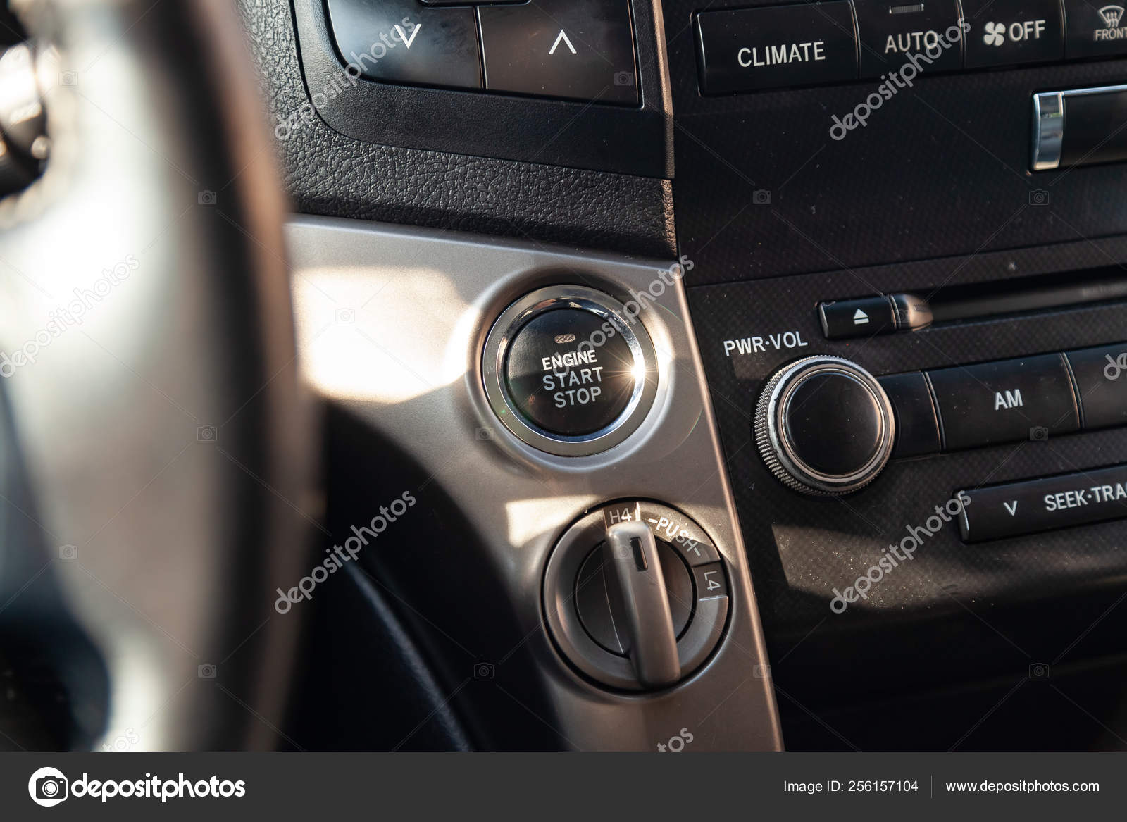 Novosibirsk Russia 2019 View Interior Toyota Land Cruiser