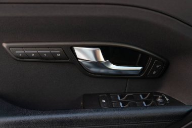 Kapı kolu, koltuk ile Land Rover Evoque iç görünümü