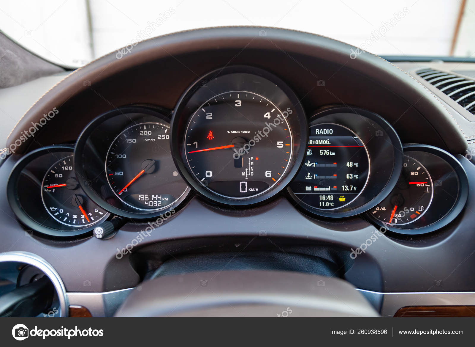 The Interior Of The Car With A View Of The Steering Wheel