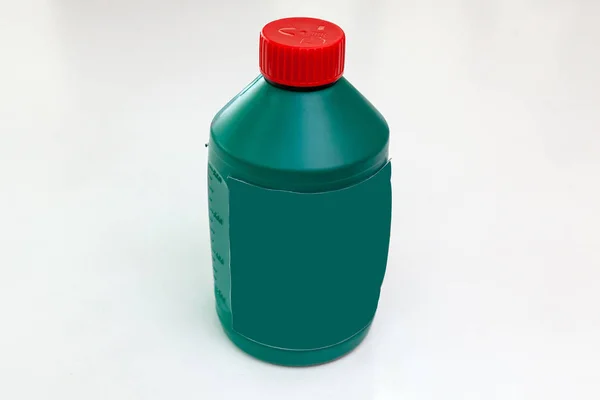 Peça de reposição para o fluido de freio do sistema de parada de carro um litro garrafa em g — Fotografia de Stock