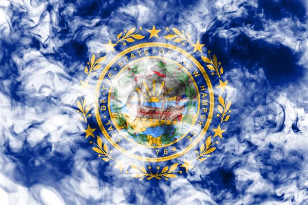 Flaga Państwowa USA New Hampshire w przeciw gra — Zdjęcie stockowe