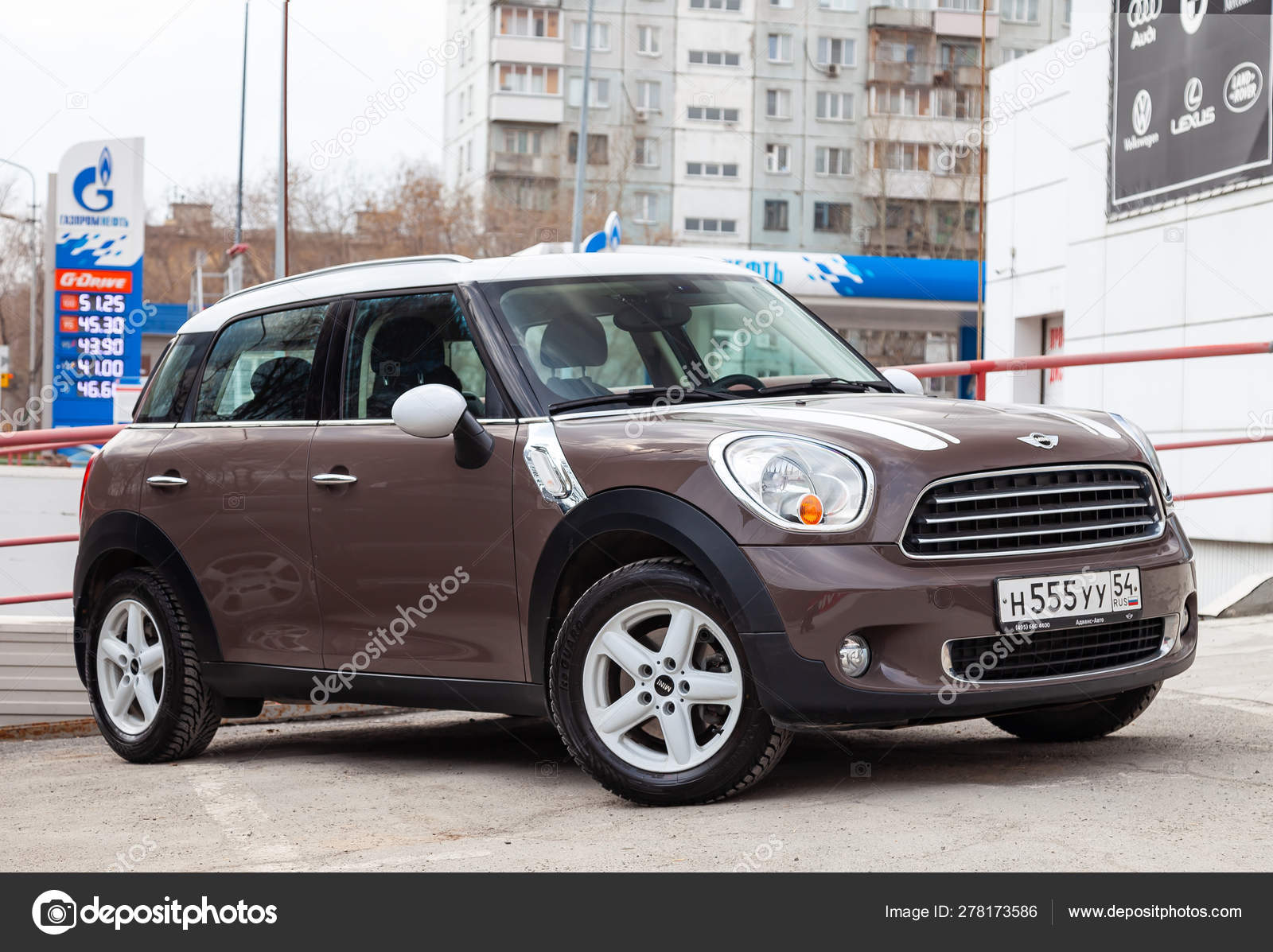 An Expensive Car A Female Model Of A Mini Cooper Countryman