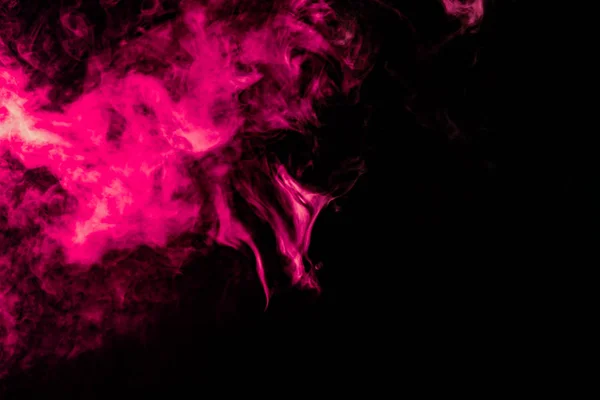 Colored background with winding clouds of smoke from patterns of — Stock Photo, Image