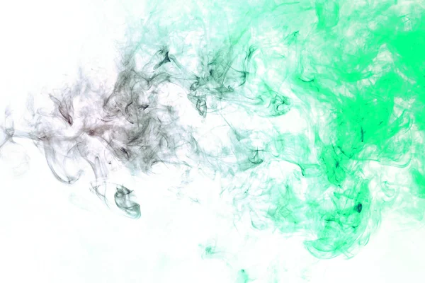 Gekleurde achtergrond met kronkelende wolken van rook uit patronen van — Stockfoto