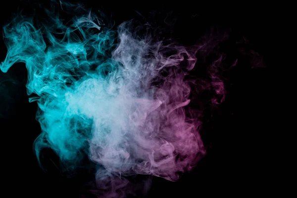 Sfondo colorato con nuvole tortuose di fumo da modelli di — Foto Stock