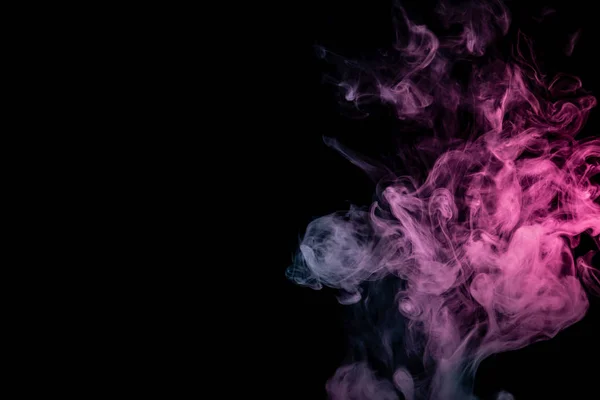 Farbigen Hintergrund mit sich windenden Rauchwolken von Mustern der — Stockfoto