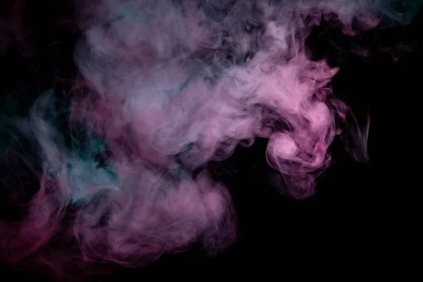 Χρωματιστό φόντο με συννεφάκια καπνού από μοτίβα — Φωτογραφία Αρχείου
