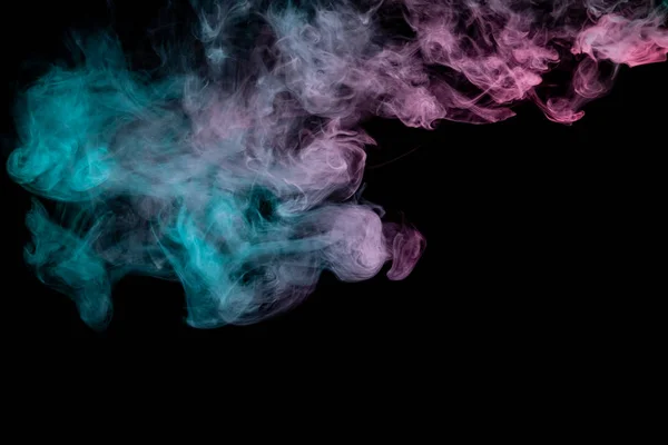 Sfondo colorato con nuvole tortuose di fumo da modelli di — Foto Stock