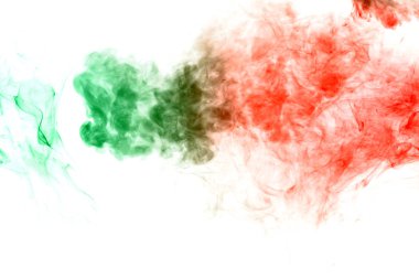 Farklı biçimlerde duman ve desenler doku sütun bulutlar o