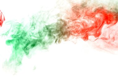 Farklı biçimlerde duman ve desenler doku sütun bulutlar o