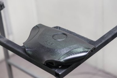 Araba iç parça ste profesyonel kutusunda boyama ve kurutma