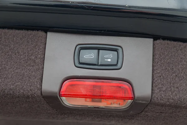 Το εσωτερικό του αυτοκινήτου Porsche Cayenne Diesel 958 2012 έτος με πνεύμα — Φωτογραφία Αρχείου