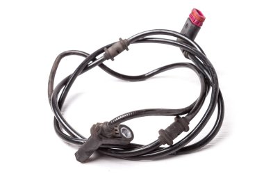 Wheel speed sensor with electronic active safety systems and auxiliary control systems. Measuring element for the operation of the anti-lock braking system (ABS), spare part for sale an auto-parsing. clipart