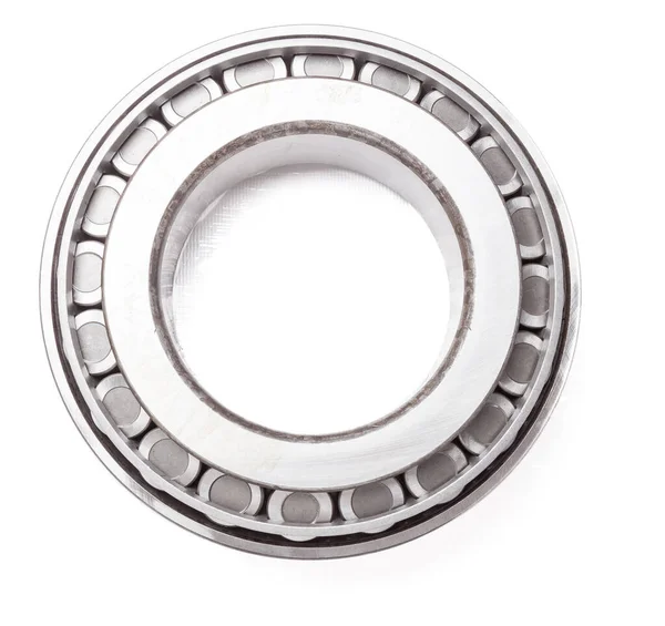 Shiny Metal Single Row Roller Bearing Designed Absorb Radial One Stock Photo