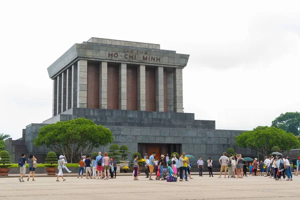 Dinh Hanoi Vietnam Juillet Mausolée Chi Minh Pendant Les Vacances — Photo