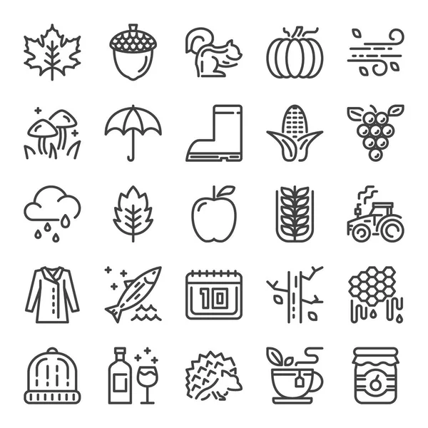 Píxel Otoño Iconos Perfectos Línea Vectorial Carrera Editable 48X48 — Vector de stock