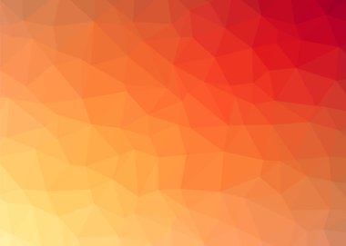 turuncu Çokgen soyut mozaik desen arka plan, vektör düşük poli dizayn