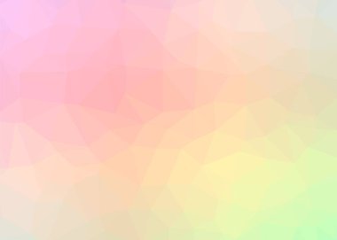 gökkuşağı pastel tek boynuzlu at Çokgen soyut mozaik desen arka plan, vektör düşük poli dizayn