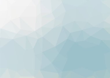 beyaz ve mavi Çokgen soyut mozaik desen arka plan, vektör düşük poli dizayn