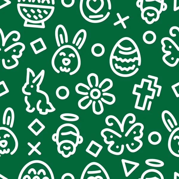 Schéma de Pâques sans couture — Image vectorielle