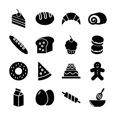 fırın katı simgeler