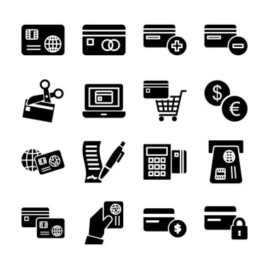 kredi kartı katı simgeler