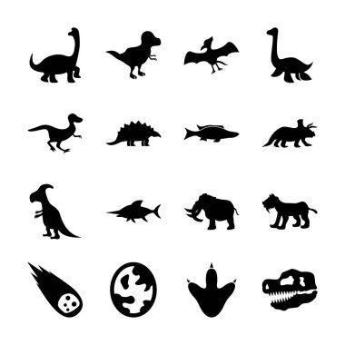 dinozor katı simgeler