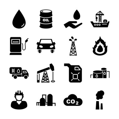 petrol katı simgeleri