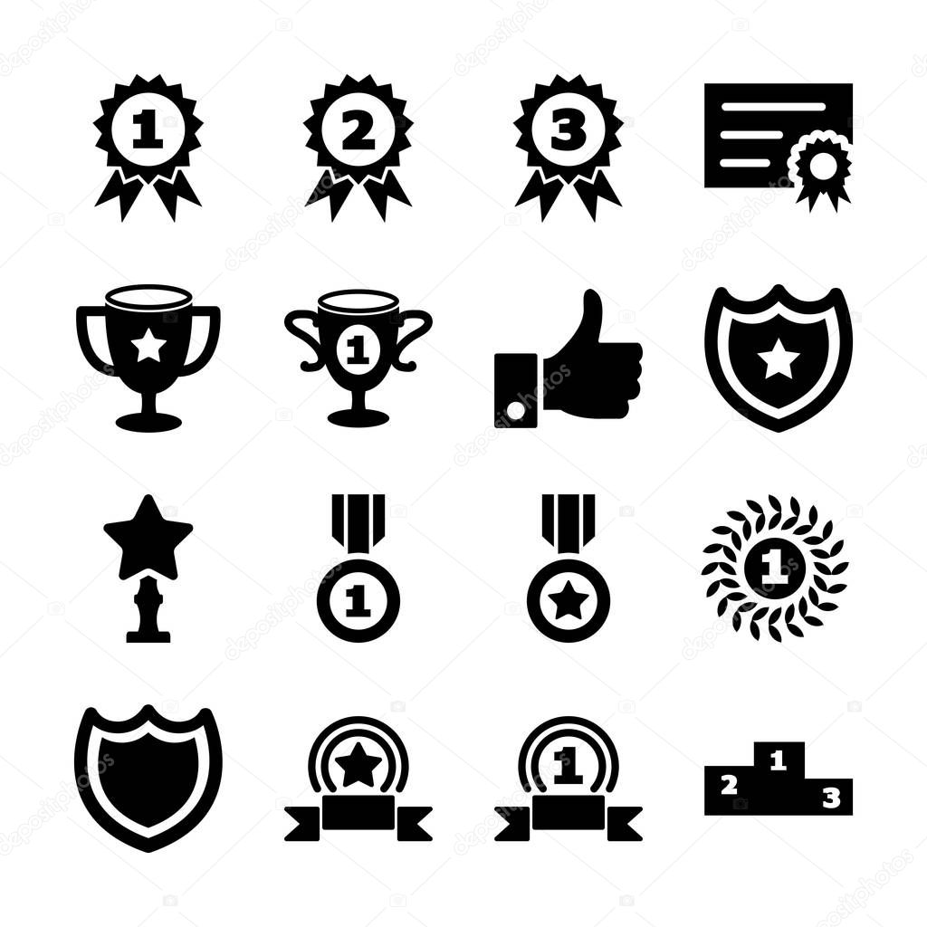 award solid icons