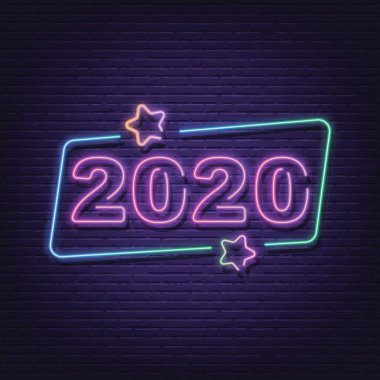 2020 neon signboard
