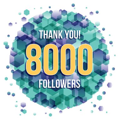 Teşekkür ederim 8000 takipçileri