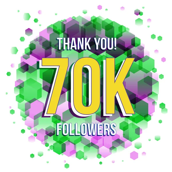 Teşekkür ederim 70k takipçileri