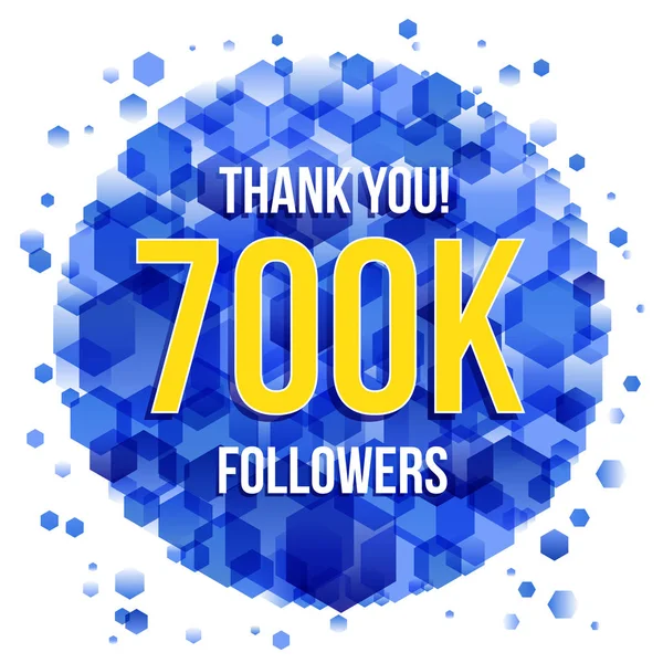 Teşekkür 700k takipçileri kartı
