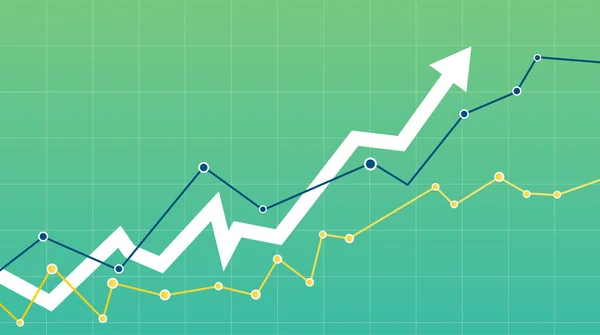 추상적 도표와 — 스톡 벡터