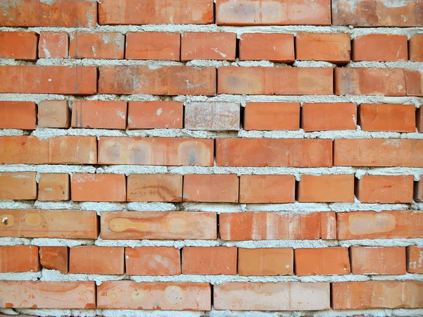 Textura Tijolos Modernos Tijolos Barro Cozido Com Argamassa Cimento Close — Fotografia de Stock