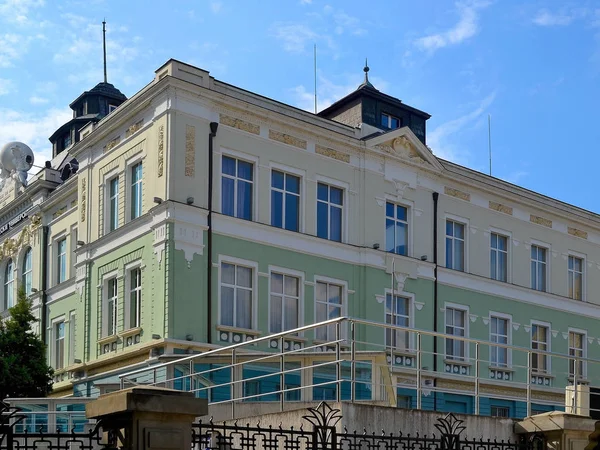 Varna Bulgaria Septiembre 2018 Edificio Principal Recientemente Renovado Universidad Económica — Foto de Stock