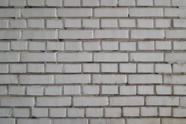 Close Parede Tijolo Branco Moderno Alvenaria Textura Para Fundo — Fotografia de Stock