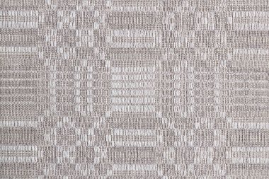 Vintage keten kumaş dokuma el ile tezgâh üzerinde doku. Dokuma, el sanatları, el sanatları, benzersiz Tekstil arka plan kavramı yakın çekim